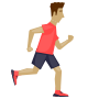 Kid running icon